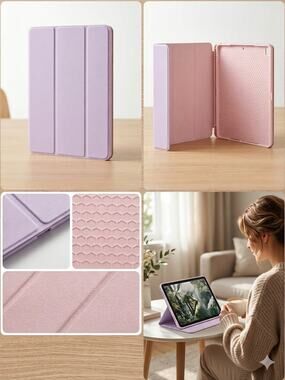 Premium Light Pink Smart Case for Apple iPad